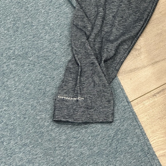 Men’s Columbia XXL 2X Crewneck Shirt T-Shirt Navy Blue Long Sleeve Omni-Wick NWT - Picture 8 of 9